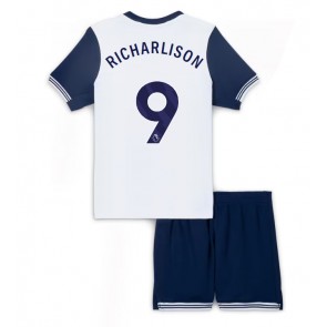 Tottenham Hotspur Richarlison #9 Dětské Domácí dres komplet 2024-25 Krátký Rukáv (+ trenýrky)